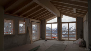 EMKA Photographe - Annecy - La Rosière - Reportage de Chantier - Construction Bâtiment - Vue intérieure