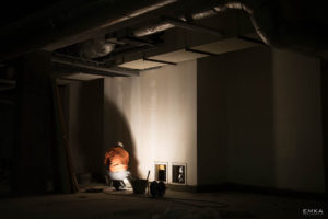 EMKA Photographe - Annecy - Montchavin - Reportage de Chantier - Peintre