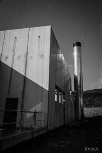 EMKA Photographe - Annecy - Ugine - Savoie - Reportage de Chantier - Construction Bâtiment Chaudière biomasse bois - Cheminée