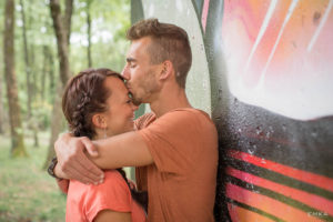 Engagement - Annecy - Street art - Haute Savoie